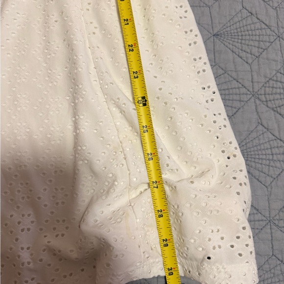 Aeropostale Solid Scoop-Neck Eyelet Fit & Flare Dress Sz Small - Picture 8 of 9